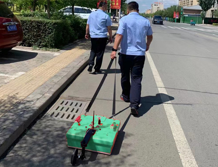 <b>某環(huán)保局SL-GPR管線探測雷達地下暗管探測</b>